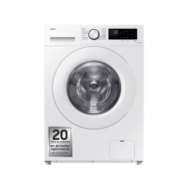 Lavadora de Carga Frontal Samsung WW80CGC04DTEEC 8 kg 1400 rpm Ecobubble