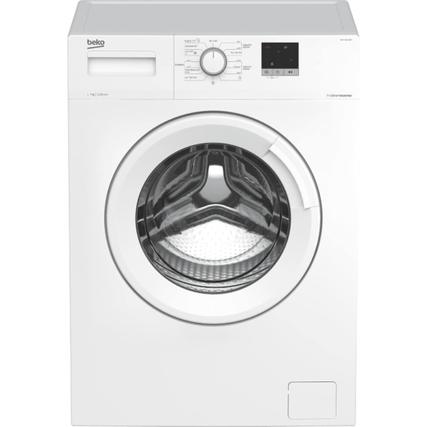 Lavadora de Carga Frontal Inverter Beko WTE 7611 BWR 7 kg 1200 rpm