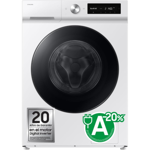 Lavadora de Carga Frontal Samsung WW11DB7B34GWU3 11 kg 1400 rpm