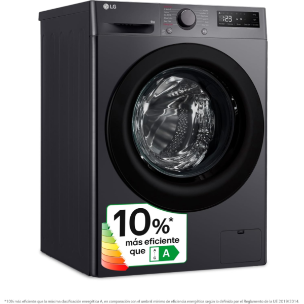 Lavadora de Carga Frontal LG F4WR5009A6M 9 kg Inverter DirectDrive 1400 rpm