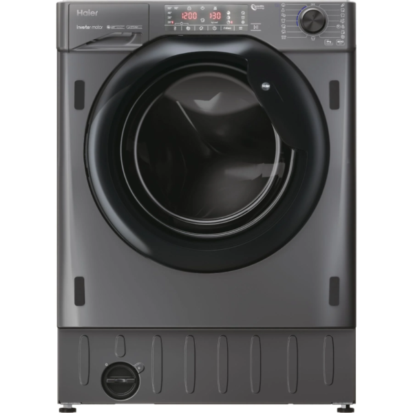Lavadora Integrable Haier HWQ90B416FWBR-S 9 kg 1600 rpm