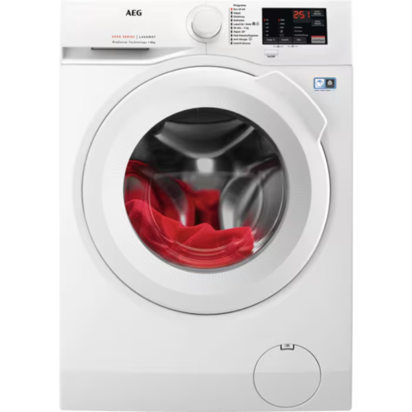 Lavadora de Carga Frontal AEG LFA6I8272A 1200 rpm 8 kg